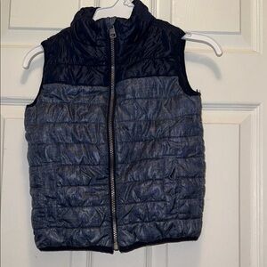 Calvin Klein Jeans Kids Puffer Vest - Black and Blue